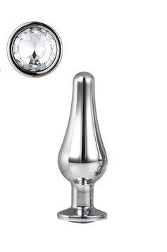 DT21823 анальна пробка конічної форми Dream Toys GLEAMING LOVE SILVER PLEASURE PLUG S DT21823 фото