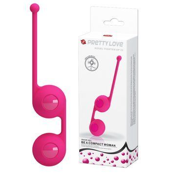 Вагінальні кульки Pretty Love Kegel tighten Up III, Pink BI-014493 фото