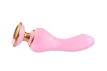 Вібратор для точки G Shunga Sanya Light Pink, гнучкий стовбур SO6903 фото