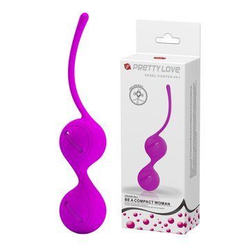 Вагінальні кульки PRETTY LOVE Kegel фіолетові, 16 х 3.3 см 14490-1 фото