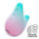 Вакуумний кліторальний стимулятор з вібрацією Satisfyer Mermaid Vibes Mint/Pink, 2 мотори SX1209 фото 1