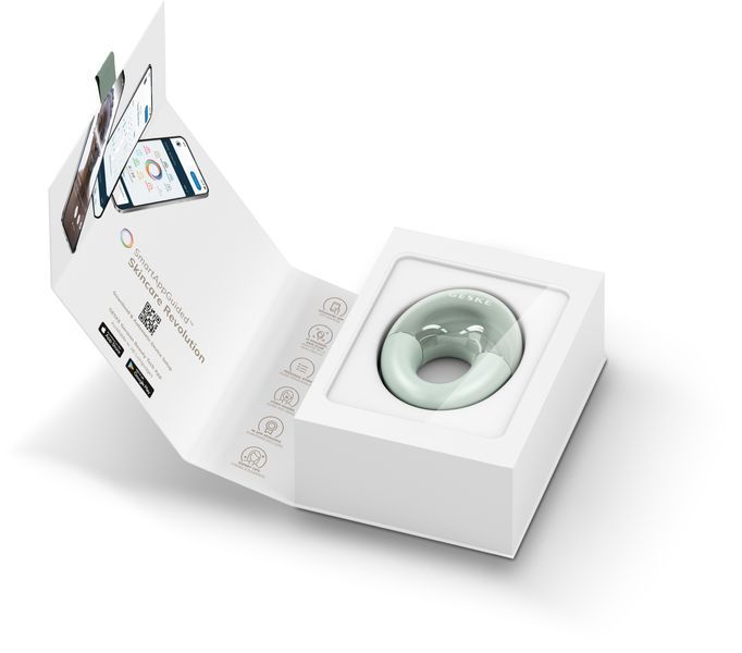 Масажер для очей GESKE Cool&Warm Eye Massager 7в1 green HB0313 фото