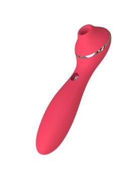 Вакуумний вібратор KISTOY Polly Plus Red SO4958 фото