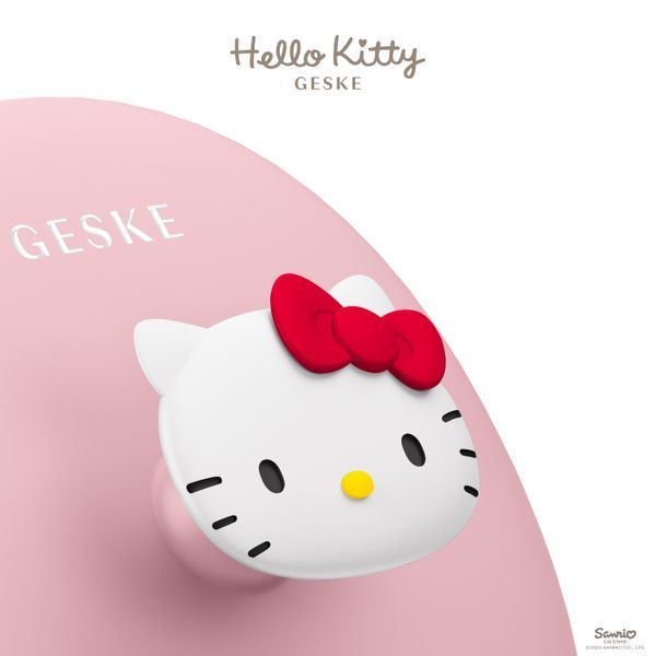 Щітка для обличчя GESKE Facial Brush 3 в 1 Hello Kitty рожевий. HB0241 фото