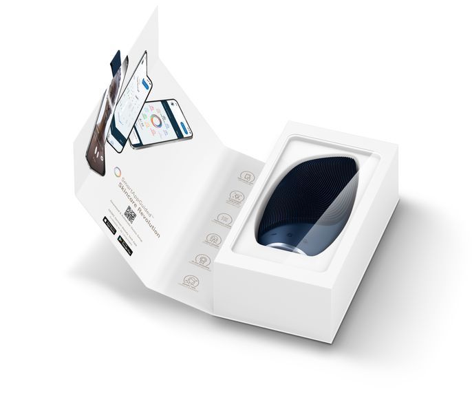 Електронна звукова термощітка для обличчя GESKE Sonic Thermo Facial Brush 6в1 midnight HB0080 фото
