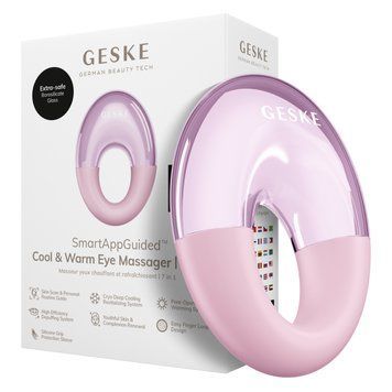 Масажер для очей GESKE Cool&Warm Eye Massager 7в1 pink HB0308 фото