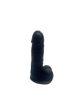 Мило у формі пеніса Чистий Кайф Black size S, крафтове мило-член, натуральне SO4795 фото