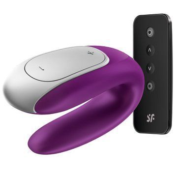 Смарт-вібратор для пар Satisfyer Double Fun (Violet) з пультом ДК SO5058 фото