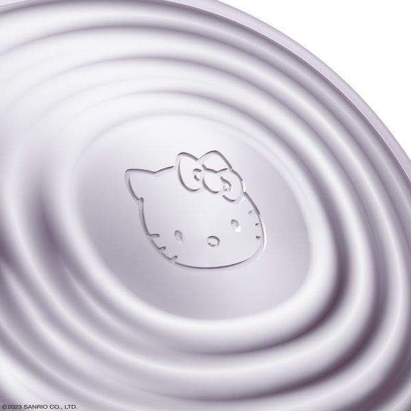 Електронна звукова термо щітка для обличчя GESKE Sonic Thermo Facial Brush 5 в 1 Hello Kitty фіолетовий HB0244 фото