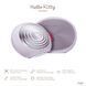 Електронна звукова термо щітка для обличчя GESKE Sonic Thermo Facial Brush 5 в 1 Hello Kitty фіолетовий HB0244 фото 2