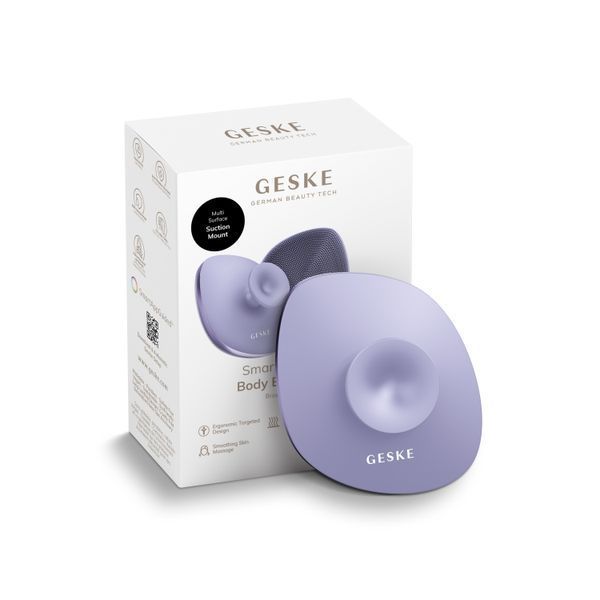 Щітка для тіла GESKE Body Brush metal 4в1 purple HB0347 фото