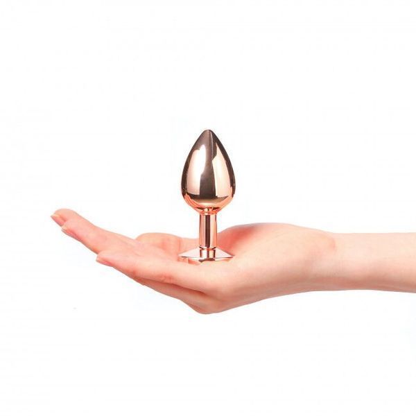 Металева анальна пробка із прикрасою у вигляді кристалу Dorcel - Diamond Plug M SO5530 фото