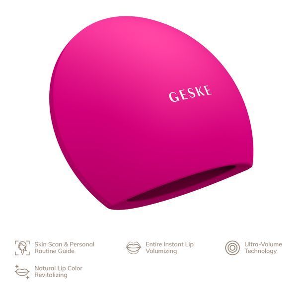 Пристрій для збільшення об'єму губ GESKE Lip Volumizer&Booster 4в1 Big magenta HB0226 фото