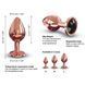 Металева анальна пробка із прикрасою у вигляді кристалу Dorcel - Diamond Plug M SO5530 фото 4