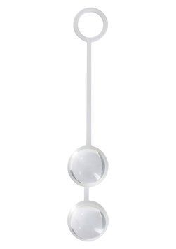 Вагінальні кульки на м&rsquo;якій муфті TOY JOY скляні, прозорі TJOY10082/Clear фото
