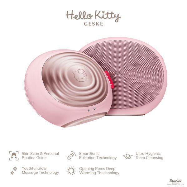 Електронна звукова термо щітка для обличчя GESKE Sonic Thermo Facial Brush 5 в 1 HB0244 фото