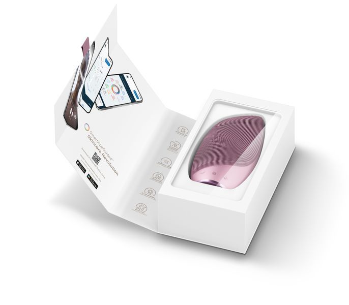 Електронна звукова термощітка для обличчя GESKE Sonic Thermo Facial Brush 6в1 pink HB0082 фото