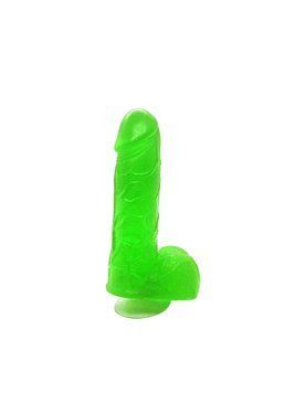 Мило у формі пеніса Чистий Кайф Green size S, крафтове мило-член, натуральне SO4798 фото