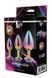 Набір райдужних анальних пробок GLEAMING LOVE MULTICOLOUR PLUG SET DT21784 фото 2