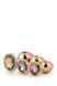 Набір райдужних анальних пробок GLEAMING LOVE MULTICOLOUR PLUG SET DT21784 фото 4