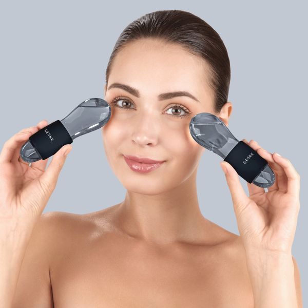Подвійний масажер для очей GESKE Cool&Warm Duo Eye Massager 7в1 black HB0321 фото