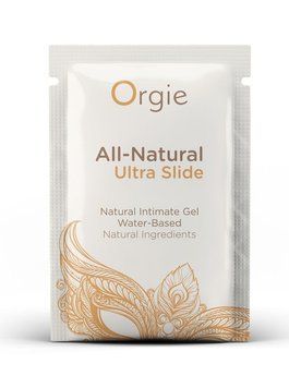 САШЕТ/Лубрикант на водній основі Orgie ALL-NATURAL Ultra Slide ультраковзний, 2 мл S03817427 фото