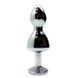 Металева анальна пробка Wooomy Lollypop Double Ball Metal Plug Red L діаметр 3,5 см, довжина 10,5 см SO7423 фото 2