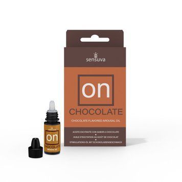 Збуджувальні краплі для клітора Sensuva ON Arousal Oil for Her Chocolate (5 мл) зі смаком шоколаду SO3178 фото