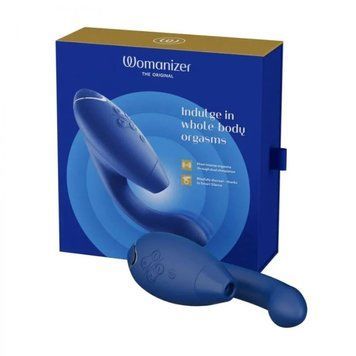 Инновационный бесконтактный вибратор-стимулятор Womanizer Duo 2 Blueberry W44125 фото