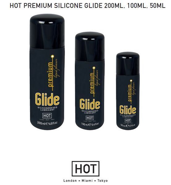 Лубрикант на силіконовій основі HOT Premium Silicone Glide, 50 мл HOT44035 фото