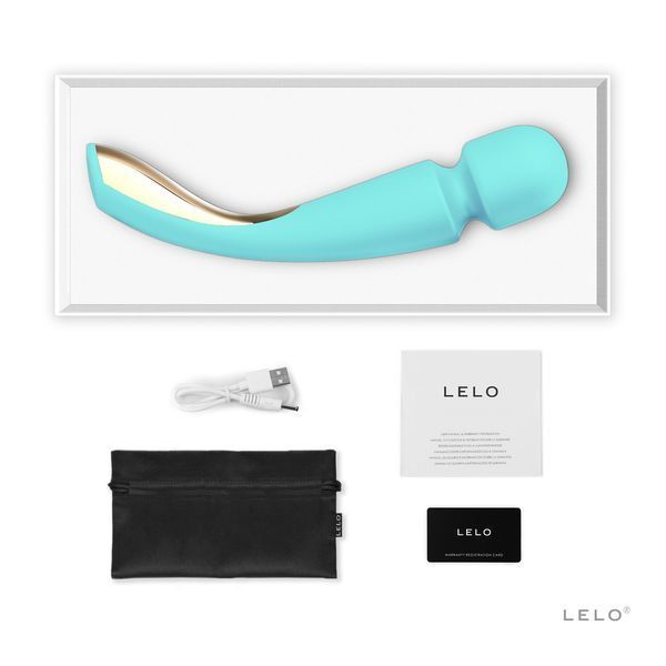 Вібромасажер LELO Smart Wand 2 Large Aqua SO8095 фото