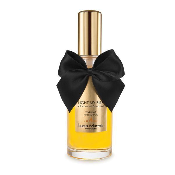 Розігрівальна олія Bijoux Indiscrets Light my Fire &ndash; Caramel&Sea salt SO5938 фото