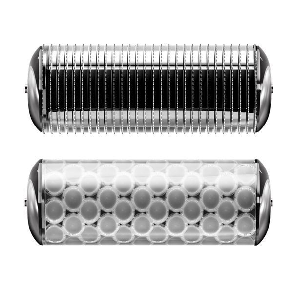 Електронний ролер для обличчя та тіла з мікроголками GESKE MicroNeedle Face&Body Roller 8в1 aquamarine HB0199 фото