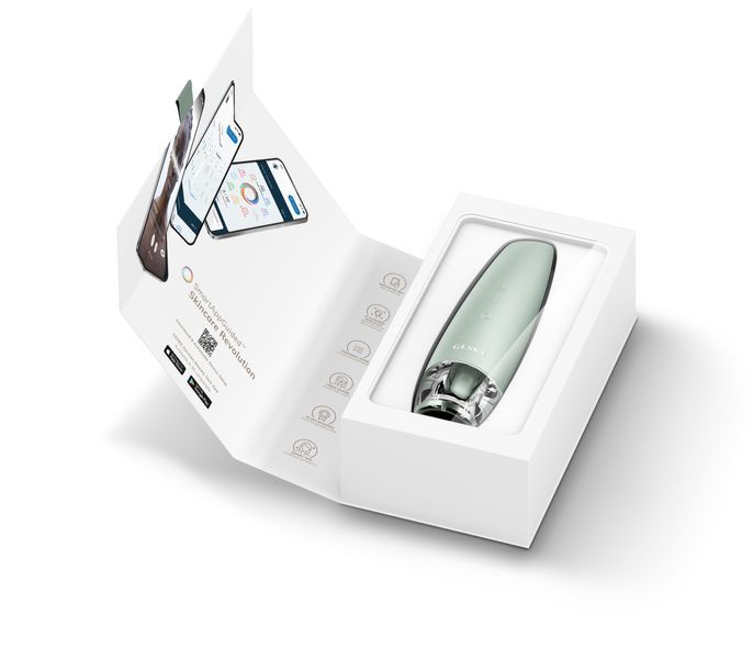 Антивозрастной LED-излучатель для восстановления кожи лица GESKE Anti-Aging Skin Renewer 9в1 green HB0579 фото