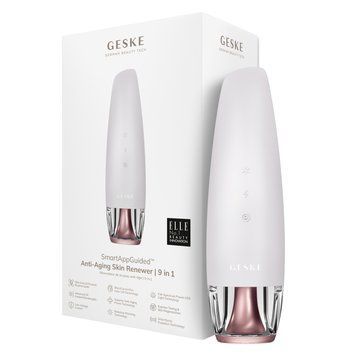 Антивозрастной LED-излучатель для восстановления кожи лица GESKE Anti-Aging Skin Renewer 9в1 starlight HB0584 фото