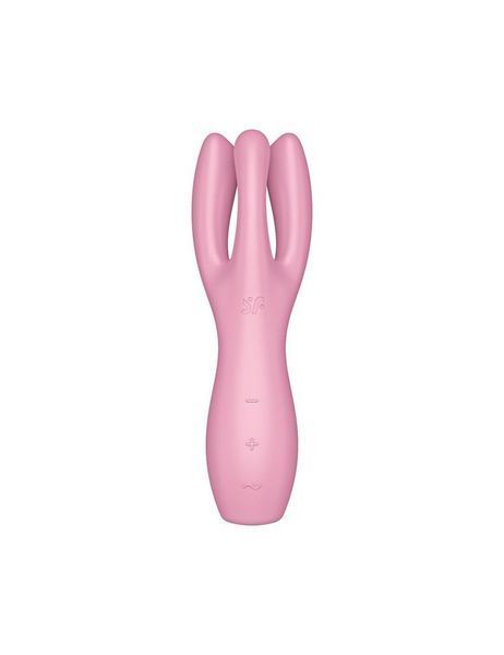 Кліторальний вібратор Satisfyer Threesome 3 Pink з трьома пальчиками SO6102 фото