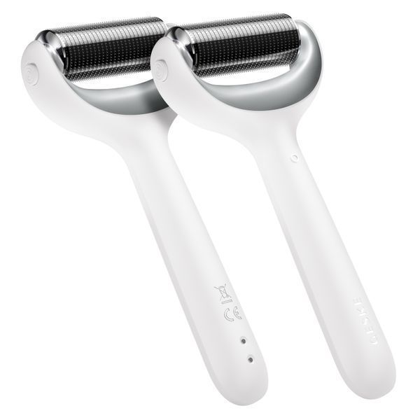 Електронний ролер для обличчя та тіла з мікроголками GESKE MicroNeedle Face&Body Roller 8в1 white HB0199 фото