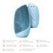 Очищувальна щітка для обличчя GESKE Sonic Thermo Facial Brush&Face-Lifter 8в1 aquamarine HB0094 фото 1