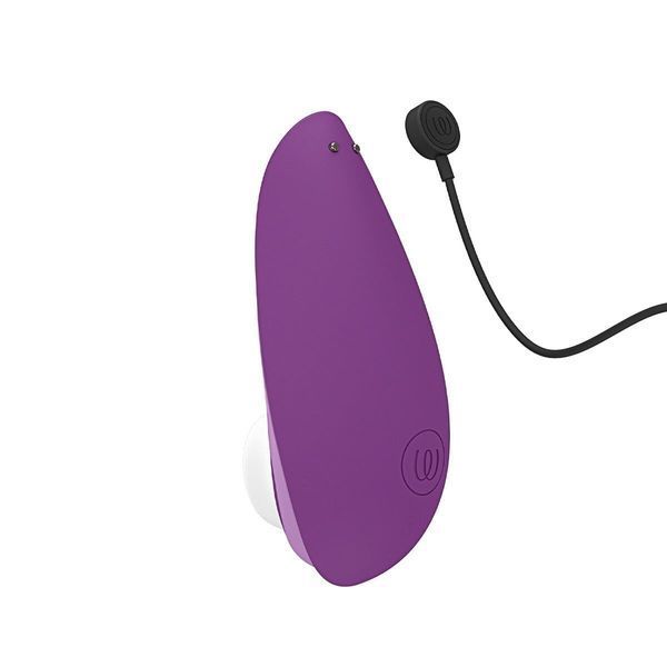 Вакуумний кліторальний стимулятор Womanizer Liberty 2 Purple, 8 режимів, магнітна кришечка SX0523 фото