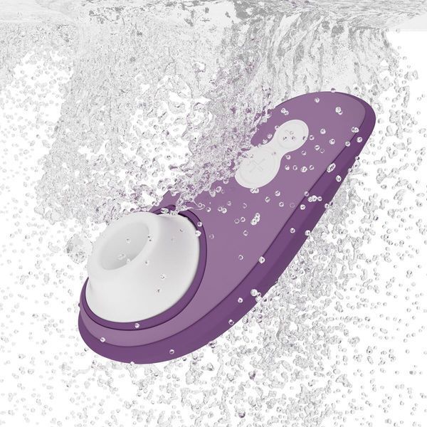 Вакуумний кліторальний стимулятор Womanizer Liberty 2 Purple, 8 режимів, магнітна кришечка SX0523 фото