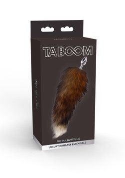 Анальний хвіст із металевою пробкою Foxtail Buttplug TABOOM T17137 фото
