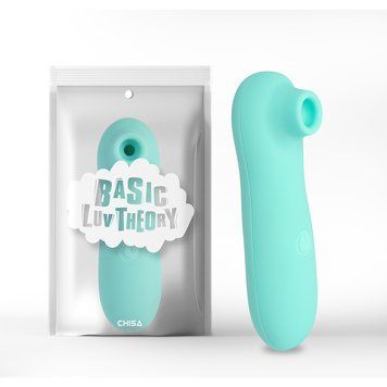 Вакуумний вібратор Chisa Irresistible Touch, бірюзовий 32838/CN-844332838 фото
