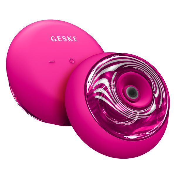 Масажер для обличчя та тіла GESKE Sonic Cool&Warm Face and Body Massager 9в1 magenta HB0279 фото