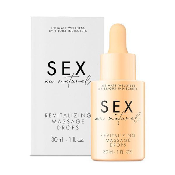 Відновлювальні краплі для масажу Bijoux Indiscrets Sex au Naturel &mdash; Revitalizing Massage Drops SO6632 фото