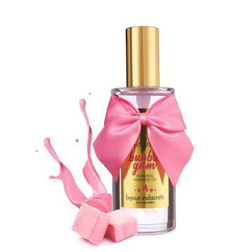 Розігрівальна олія Bijoux Indiscrets Light my Fire &ndash; Strawberry Bubblegum (100 мл) SO9343 фото