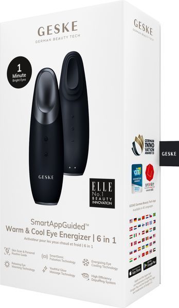 Енерджайзер для очей GESKE Warm&Cool Eye Energizer 6в1 black HB0108 фото