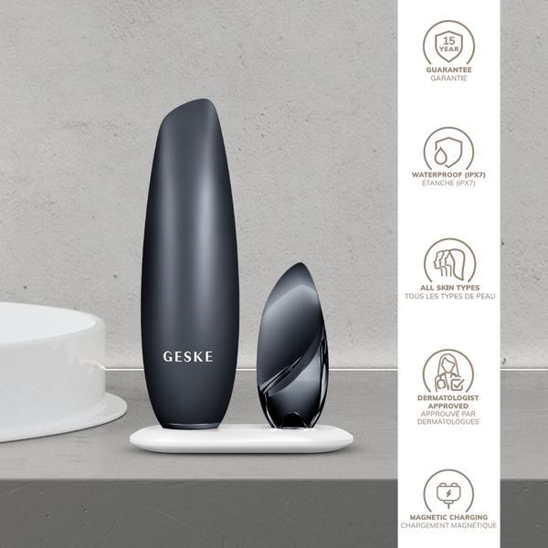 Безконтактна магнітна пілінг-маска GESKE Touchless Magnetic Peeling Mask 5в1 black HB0556 фото
