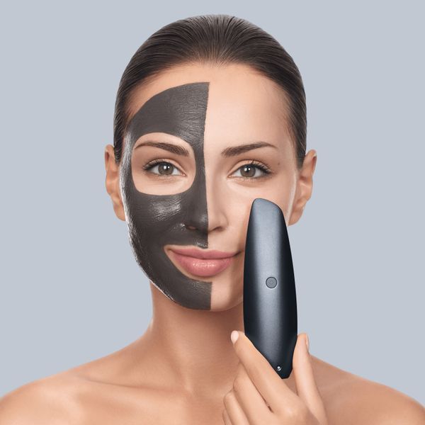 Безконтактна магнітна пілінг-маска GESKE Touchless Magnetic Peeling Mask 5в1 black HB0556 фото