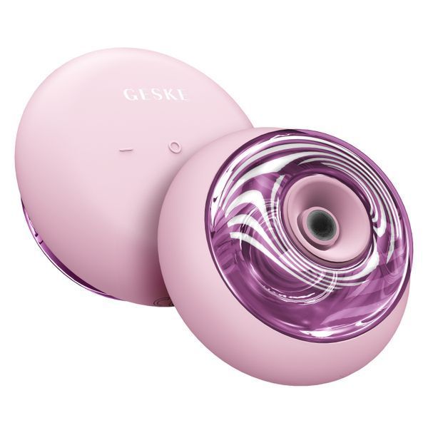 Масажер для обличчя та тіла GESKE Sonic Cool&Warm Face and Body Massager 9в1 pink HB0279 фото