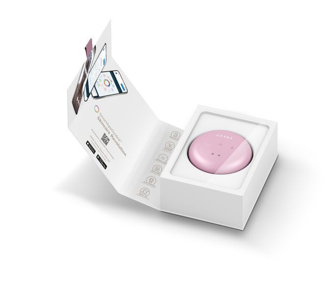 Масажер для обличчя та тіла GESKE Sonic Cool&Warm Face and Body Massager 9в1 pink HB0279 фото